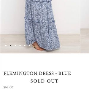 PETAL & PUP BLUE FLORAL DRESS